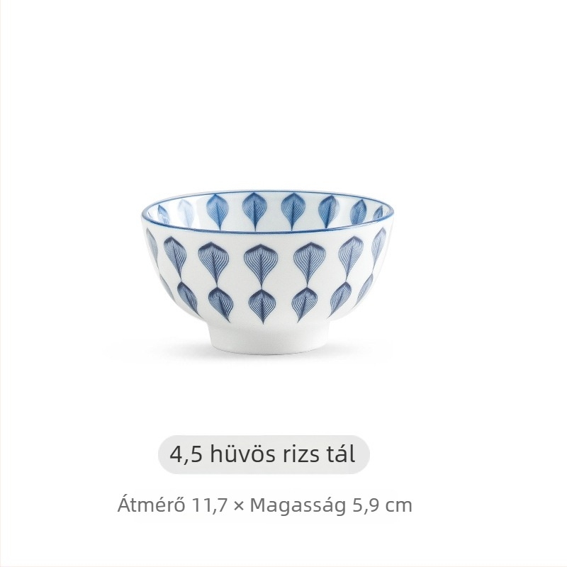 Japán stílusú kerámia étkészlet: rizstál, udon tál és halas tál; kerámia, könnyed luxus retro stílus, testreszabható opciók, sokoldalú kapacitások