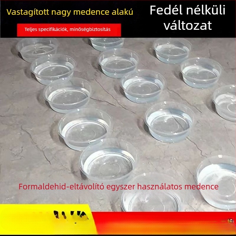 Egyszer használatos tál házhozszállításhoz, kerek forma, poliészter rostból, mikrohullámú sütőben használható, biológiailag lebomló