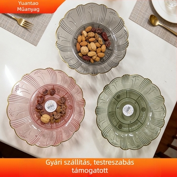 Műanyag gyümölcstál, egyszerű stílus, kód Rotating Fruit Tray 002, 2025-ös bevezetés