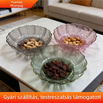 Műanyag gyümölcstál, egyszerű stílus, kód Rotating Fruit Tray 002, 2025-ös bevezetés