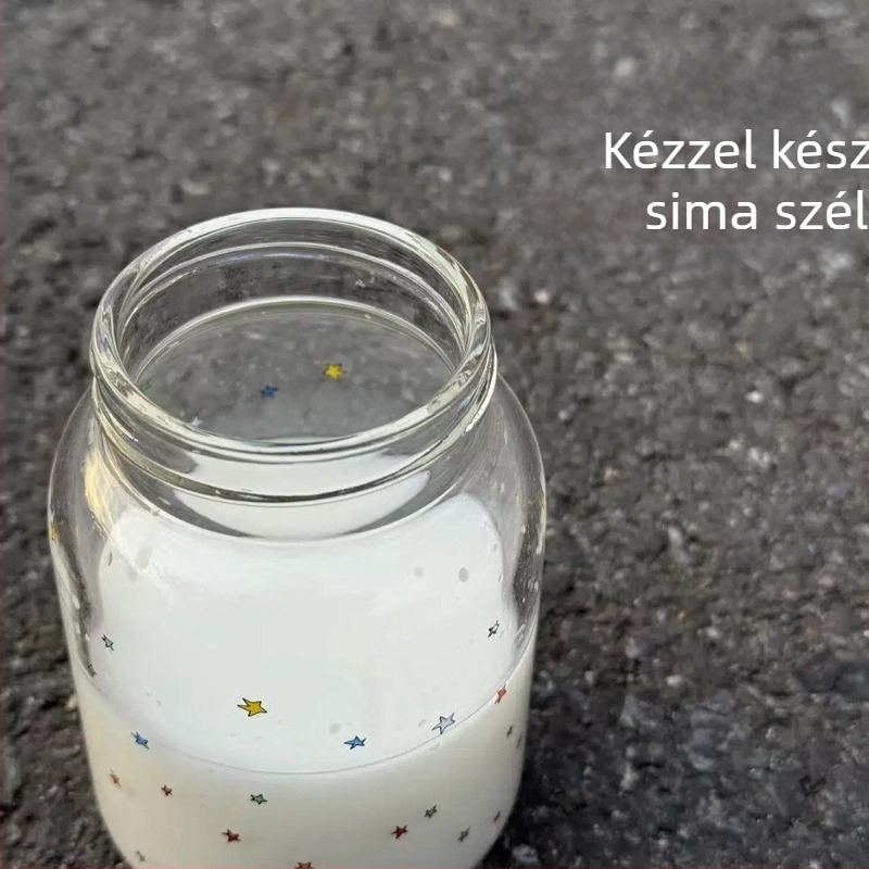 Teáscsésze magas hőálló boroszilikát üvegből, zárható fedéllel, két darabos készlet, ajándékdoboz