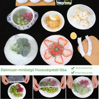 PE anyagú műanyag fóliafedő, 12+ darab, háztartási használatra