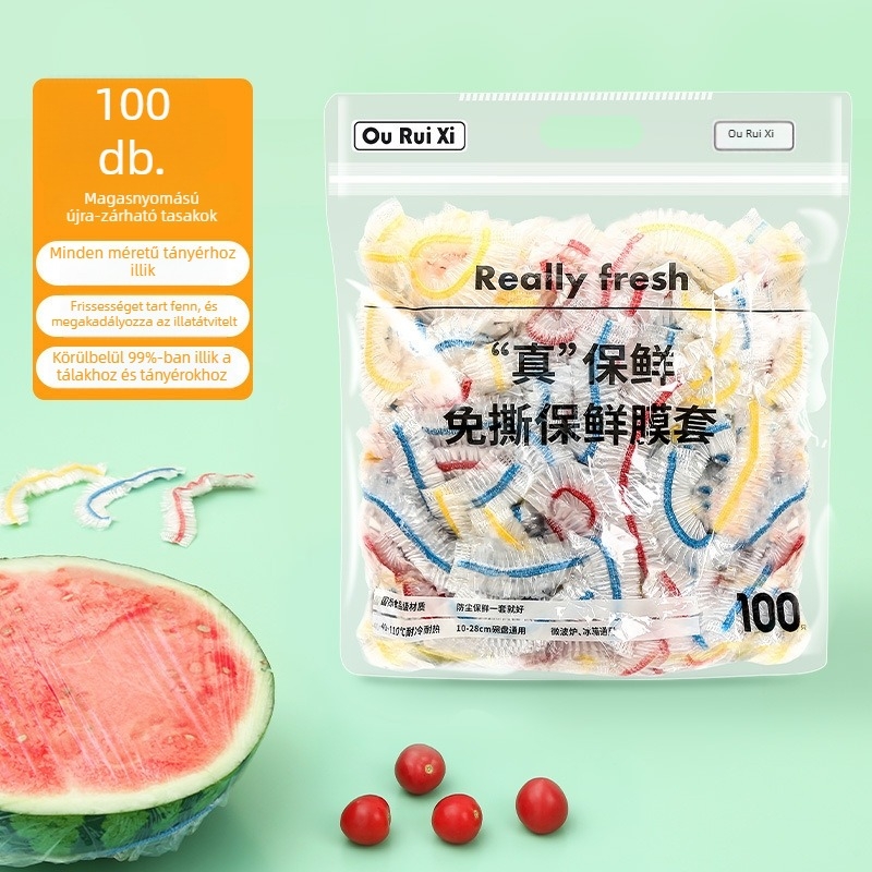 PE anyagú műanyag fóliafedő, 12+ darab, háztartási használatra