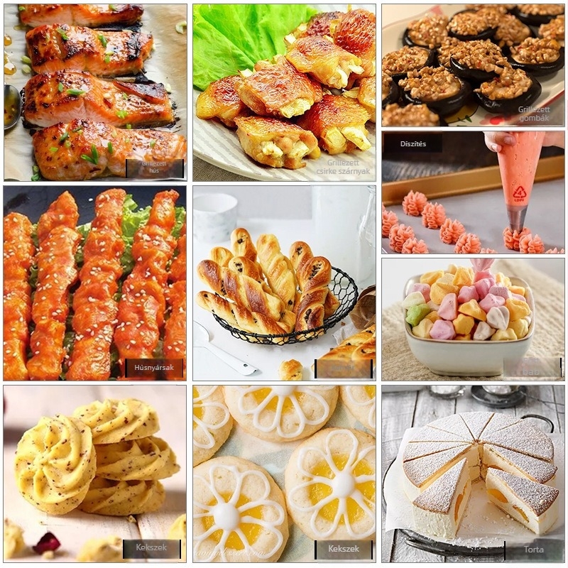 Silikonpapír sütéshez, kétoldalas, 40 g/m², élelmiszer-minőség