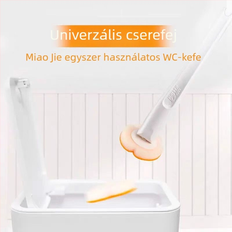 Miaojie Egyszer használható WC-kefe cserélő készlet, 7 darabos, műanyag, modern minimalista stílus