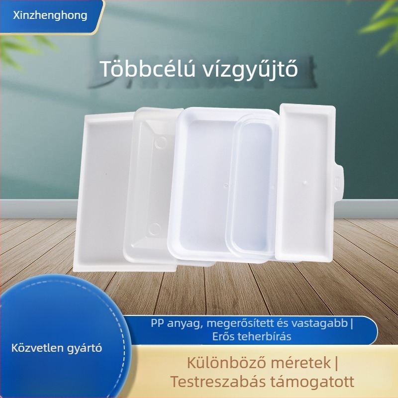 PP műanyag lefolyó tálca, téglalap alakú peremmel; anyag: PP; logó nyomtatás lehetséges; testreszabás elérhető; alkalmas szállodákhoz és étkezésekhez