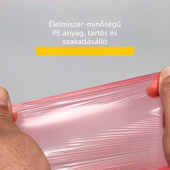 Egyszer használatos műanyag asztalterítő, négyzet alakú, 0,1 mm vastagságú, 10 darabos csomag