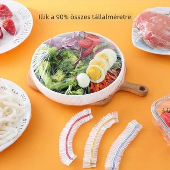 Élelmiszer-frissesség megőrző fólia – egyszer használatos, háztartási célra (Márka: YUNQIE; Anyag: PE; 1 db; Csomagolás: 100 zacskó/doboz; Lejárati idő: 36 hónap)