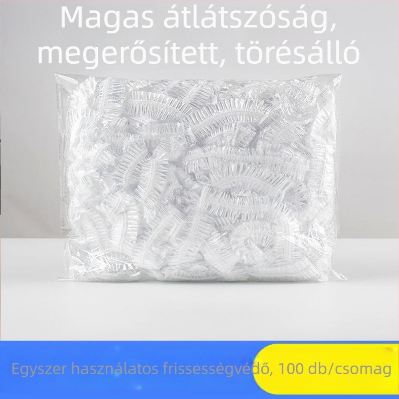 Élelmiszer-frissesség megőrző fólia – egyszer használatos, háztartási célra (Márka: YUNQIE; Anyag: PE; 1 db; Csomagolás: 100 zacskó/doboz; Lejárati idő: 36 hónap)