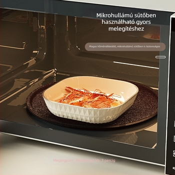 Műanyag négyszögletes snack-tál – egyszerű stílus, új kínai stílus, felnőttek számára