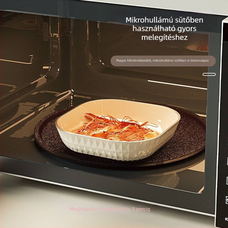 Műanyag négyszögletes snack-tál – egyszerű stílus, új kínai stílus, felnőttek számára