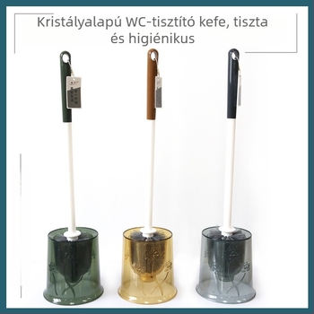 Jiayi 1276 Kristály kör alapú WC-kefe, műanyag, 1 db, kartonos csomagolás