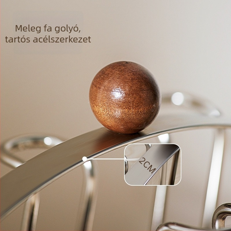 Asztali pohártartó csepegtető — rozsdamentes acél, könnyed luxus retro stílus, poharak és borospoharak számára