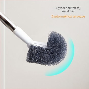 Fali műanyag vécé-kefe hosszú nyéllel, otthoni használatra, folttisztító tisztítóecset