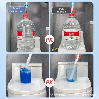 Egyszer használatos WC-kefe falra szerelhető kivitelben, cserefejjel | Anyag: műanyag | Márka: Good Guy