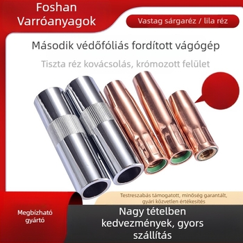 Gázzal védett hegesztőpisztoly védőhüvely – 200A/350A/500A