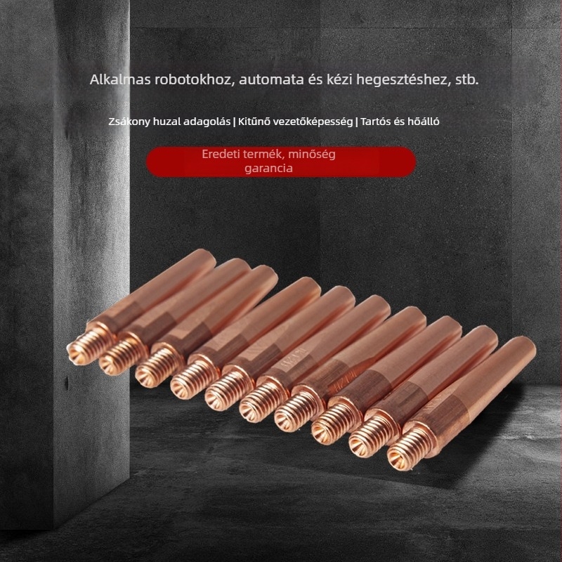 Dongjin TK vezető fúvóka Yaskawa robotokhoz, modell 023010, Cr-Zr-Cu ötvözet, hegesztő fúvóka