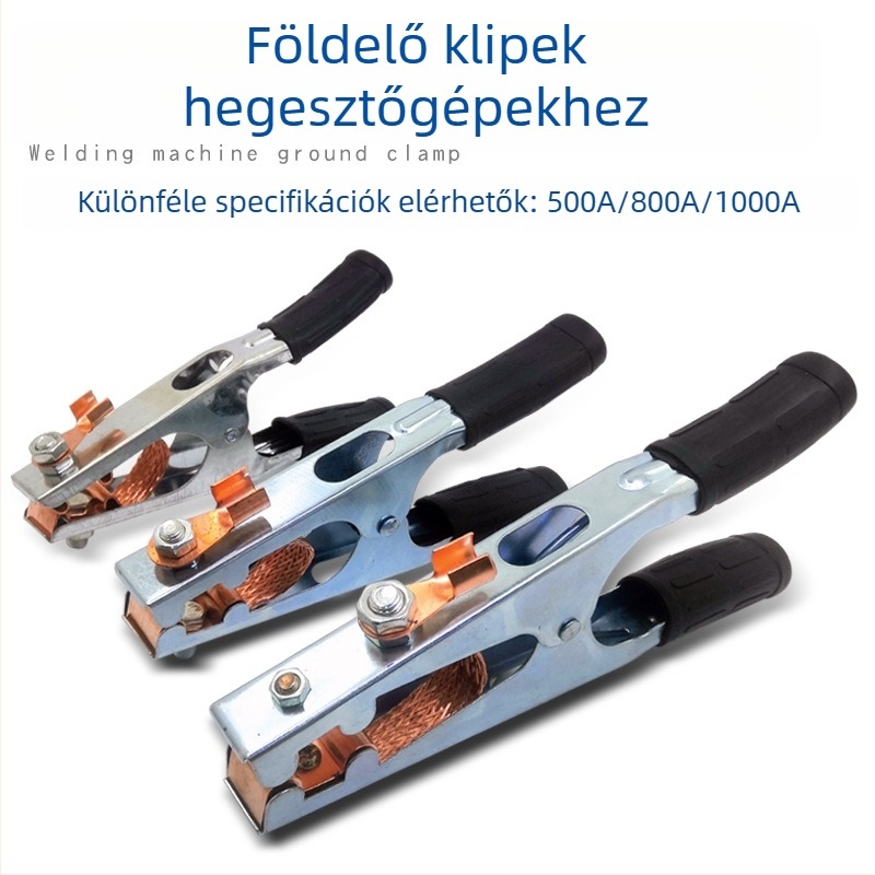 Kaifa földelő vezetőcsipesz, 500A, vasból, hegesztéshez