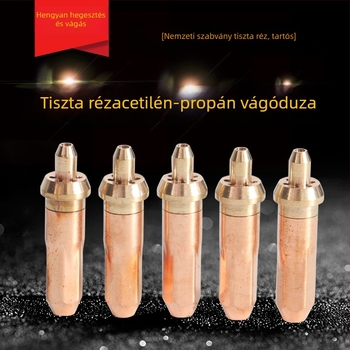 G01-30/100/300 Integrált teljes réz propán- és acetilén vágóduza, kör alakú Plum Blossom lánggal, vágási vastagság 30–300