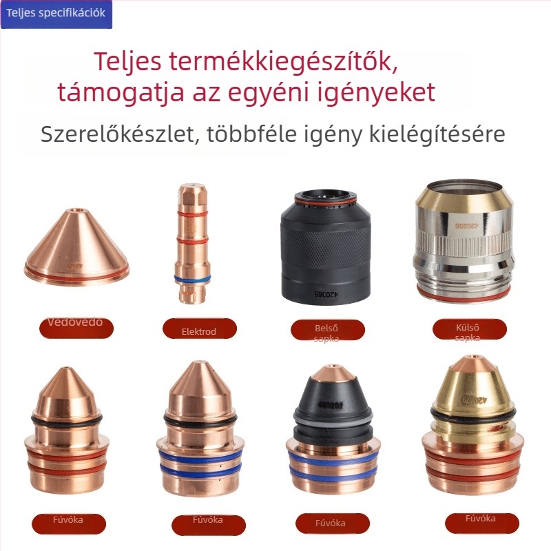 RPX300 plazma vágó fúvóka készlet elektróda védő burkolattal és fogyóanyagokkal, 130-300 A