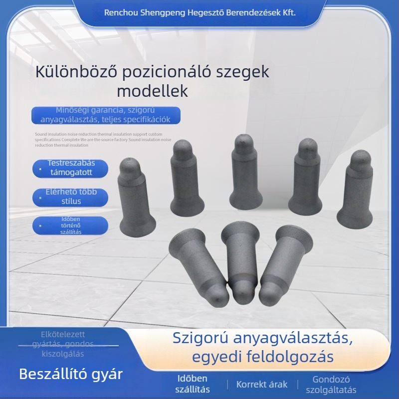 Pozícionáló csap anyához, ponthegesztéshez, szigetelt elektróddal és pozícionáló maggal — Saint peng
