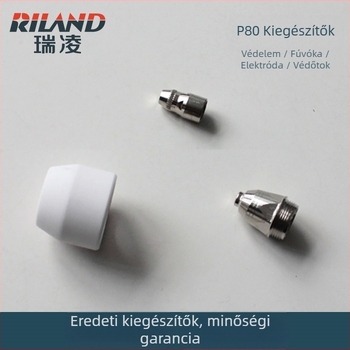 RILAND plazmavágó pisztoly P80 fúvófej és védőhüvely LGK-60G/80G/100IJ – eredeti