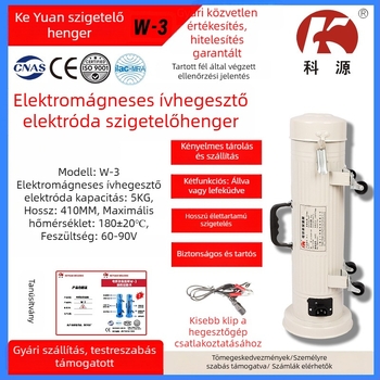 Hordozható elektróda szigetelőhenger, W-3 modell; vízszintes/függőleges szigetelés; 60-90V; 5 kg kapacitás