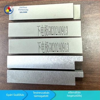 Butt típusú hegesztő elektróda fej – tiszta wolfram, DJ modell, gyártás 3-5 nap