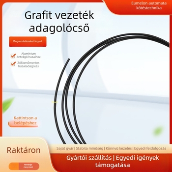 Grafit huzalszál adagolócső alumíniumhegesztéshez, vízhűtéses, kompatibilis az alumíniumhegesztő pisztollyal