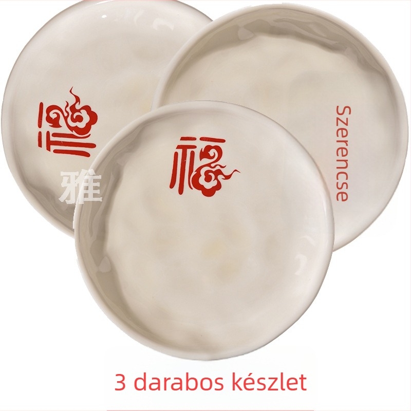 Kerámiatál nasikhoz és fűszerekhez, friss és aranyos stílus, Instagram-stílus logóval.