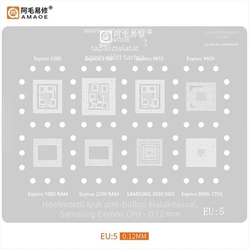 Samsung sorozathoz készült acélszövet háló készlet – ónbevonatos háló, Shenzhen eredetű, Amao Easy Repair márka