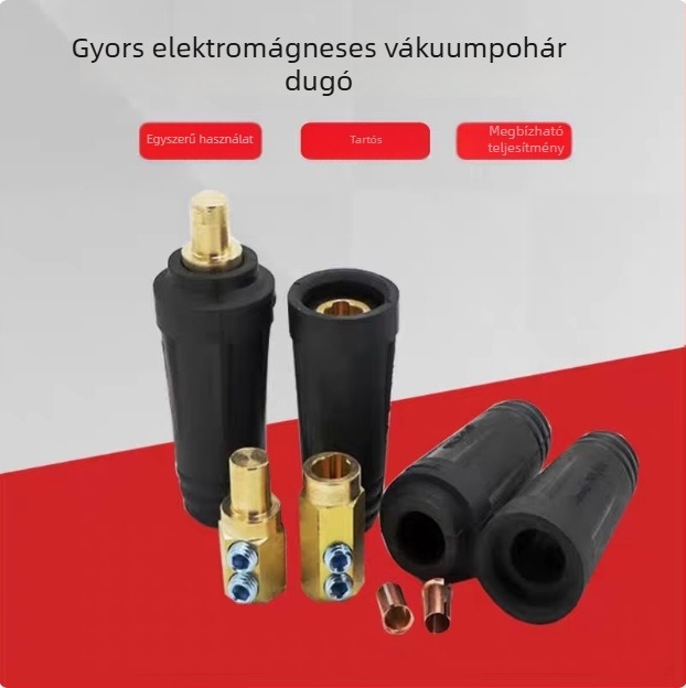 Forrasztógép-kábelcsatlakozó tiszta rézből, férfi és női, gyors dugó DKJ-35/50/70/95-1