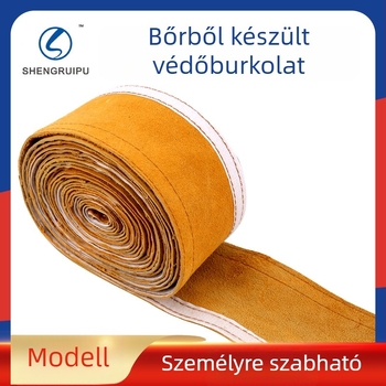 Marhabőr hüvelycső a hegesztőpisztoly huzalvédelmére, kopásálló, tűzálló szövet, kábelvédelmi sorozat, Sheng Ruipu