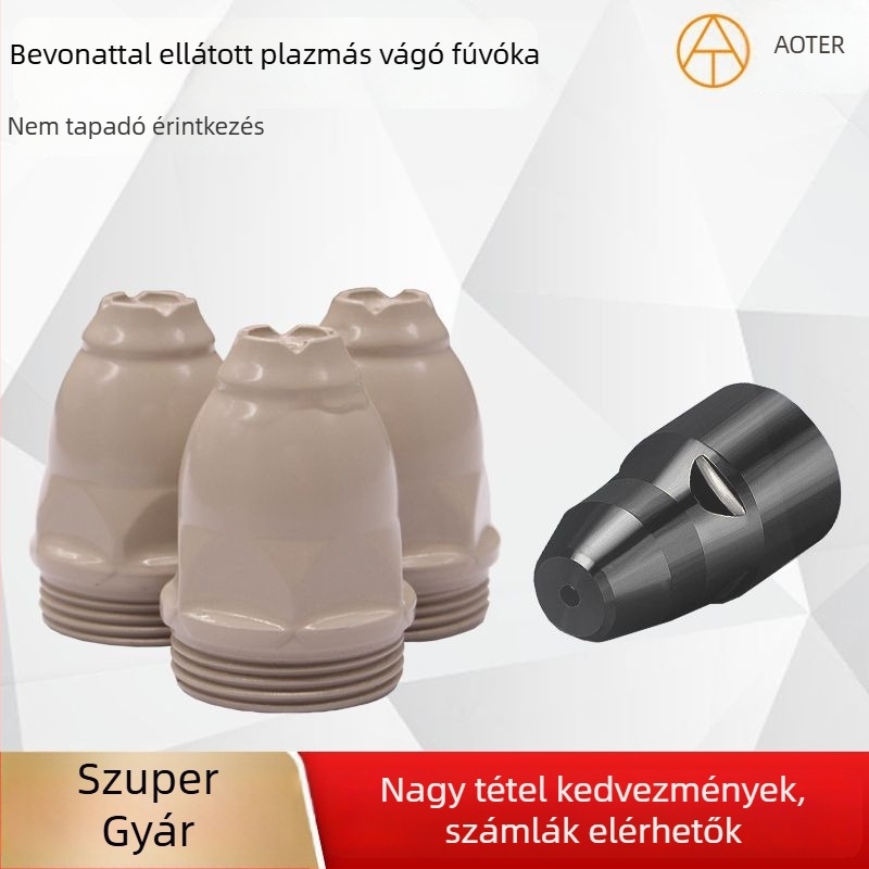 Plazmás vágófej P80 bevonattal LGK100/120-hoz, tapadásmentes salak, hafnium huzal érintkezés
