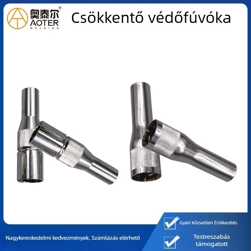 Védőhegesztő fúvóka másodgaranciával – réz; szabványos Ø 1,2 mm; belső Ø 1,2 mm; hegesztési áram 500 A; specifikációk 350
