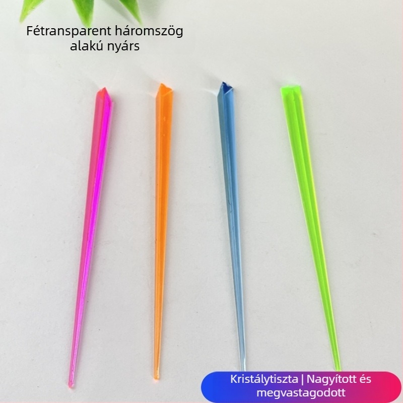 Leyu műanyag gyümölcs villa - egyszer használatos, modern minimalista stílus, logó nyomtatás lehetséges