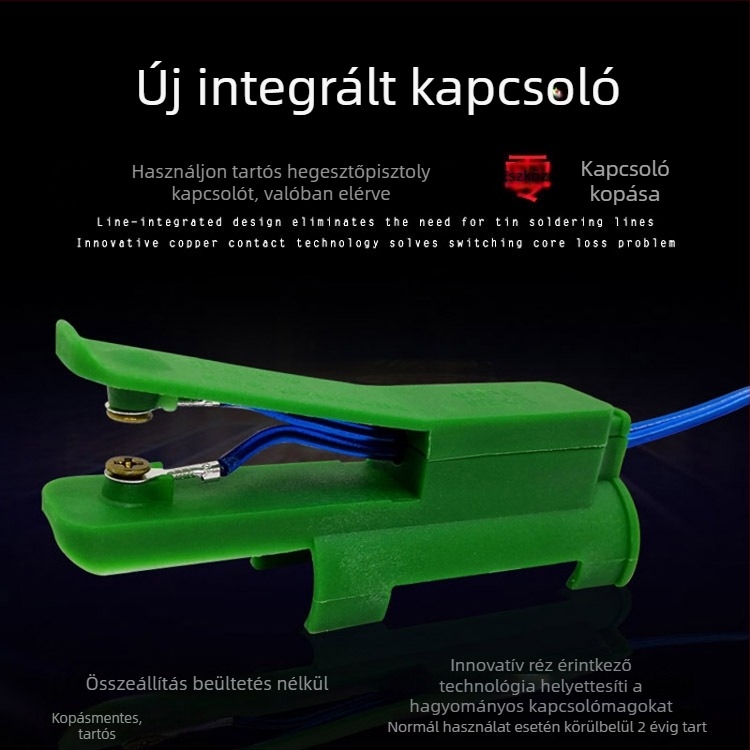 QQ150 argon ívhegesztéshez integrált kapcsolóház, nagy kapcsolómag, réz érintkezőmag