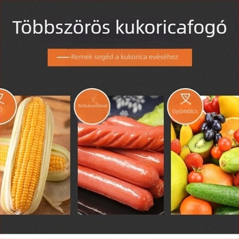 Grilllezésre kukorica villák készlet rozsdamentes acélból, egyszínű minta, testreszabható feldolgozás, vízzel történő polírozás