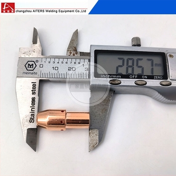 PT38 plazma vágó fúvóka készlet, légáramlat-hűtésű vágópisztolyhoz, 20 db, 40A elektróda fúvóka