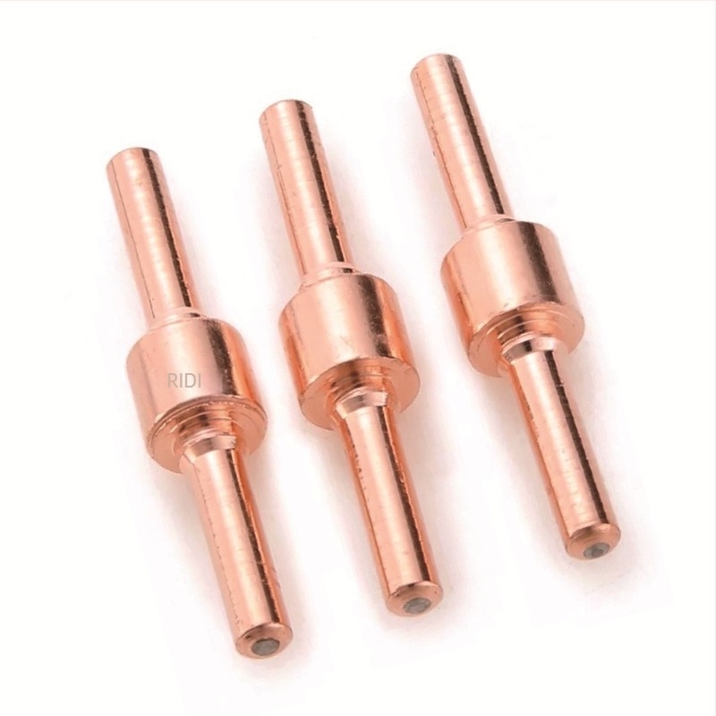 PT-31 Wenzhou 40A plazma vágópisztoly kiegészítők, vörösréz, 6 meghosszabbított elektróda / 8 meghosszabbított fúvóka / 2 védő hüvely / 4 shunt, 20 db