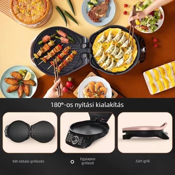 Supor elektromos sütőlap háztartási felhasználásra, dupla oldali fűtés, 1500W, 220V, 50Hz, mechanikus kapcsoló