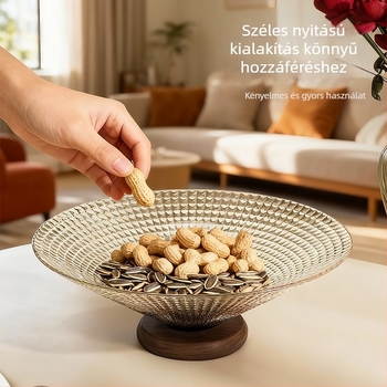 Műanyag gyümölcstál – egyszerű stílus, csíkos minta, 2025-ös megjelenés (Anyag: Műanyag; Termék kategória: Gyümölcstál; Megjelenés éve: 2025; Stílus: Egyszerű; Minta: Csíkos)