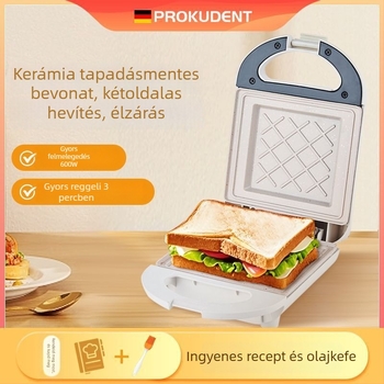 DM-1686 Otthoni palacsintagép, többfunkciós melegítő serpenyő, 600W, mechanikus vezérlés, csőfűtés, 1 személyre