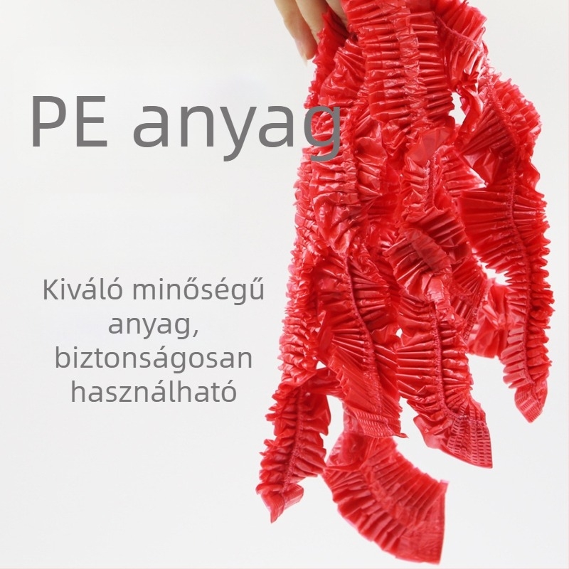 Átlátszó olajálló egyszer használatos asztalterítő húzózsinórral, megerősített háztartási használatra