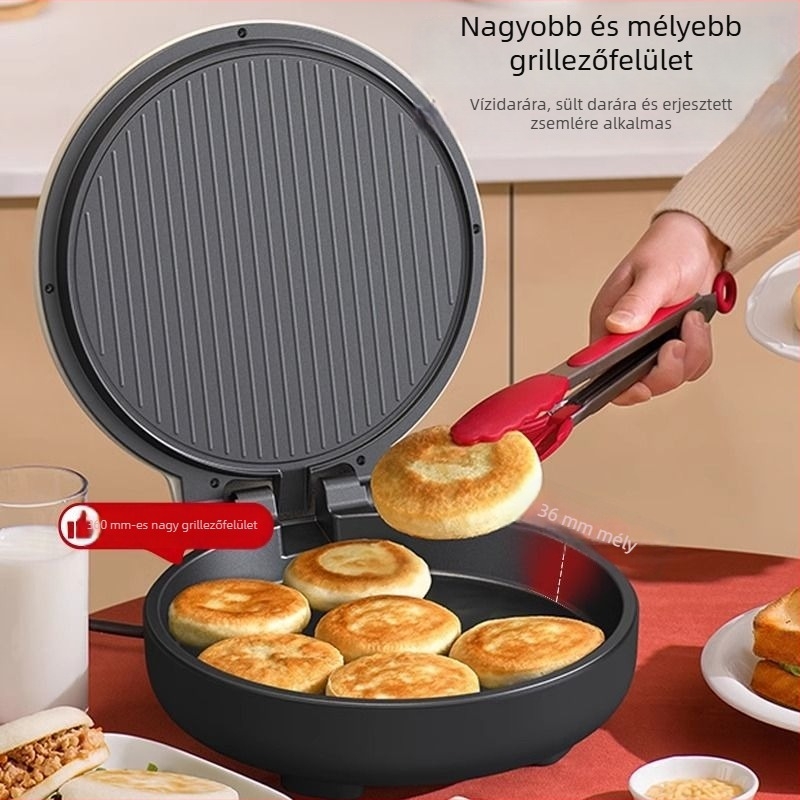 LR-J3041 Elektromos palacsintás serpenyő otthoni használatra, sokoldalú grill palacsintákhoz és húsokhoz
