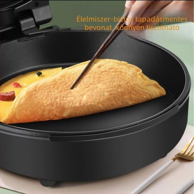 Elektromos palacsintasütő dupla oldalt felmelegedéssel, modell 1366, 1300W, 220V