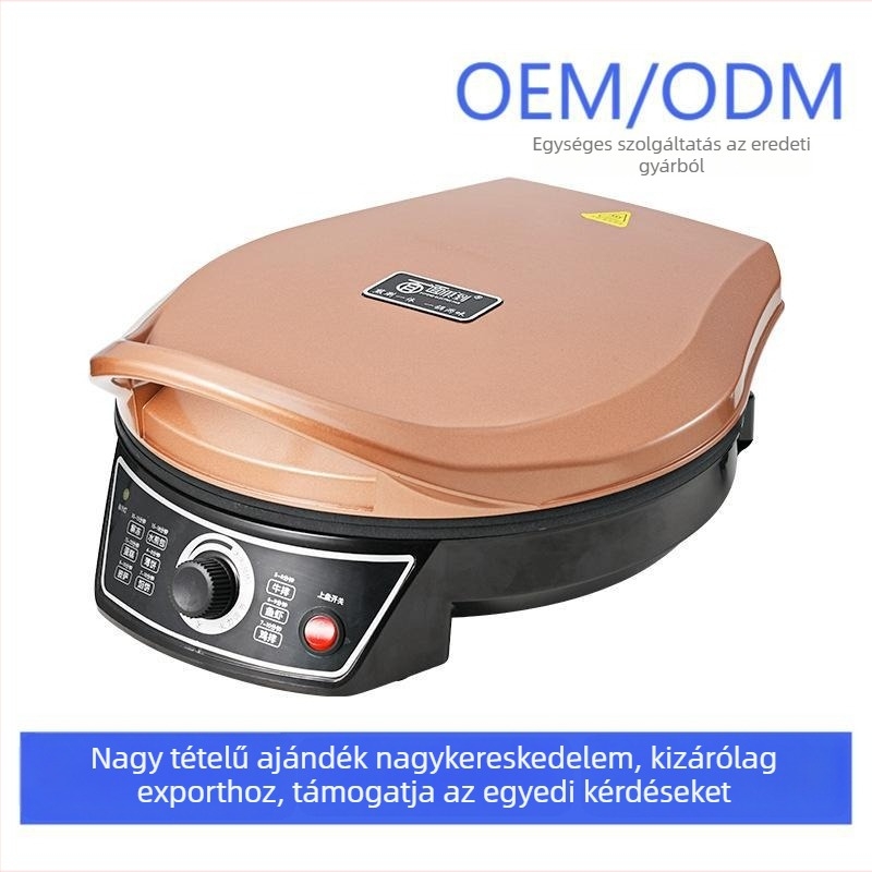 Kétoldalas palacsinta serpenyő elektromos, gombos vezérlés, 1200W, 220V, 50Hz.