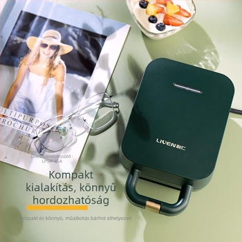 LPSM-15A Elektromos palacsinta serpenyő kettős fűtéssel – sütés, pirítás, grillezés; 600W, 220V, 50Hz