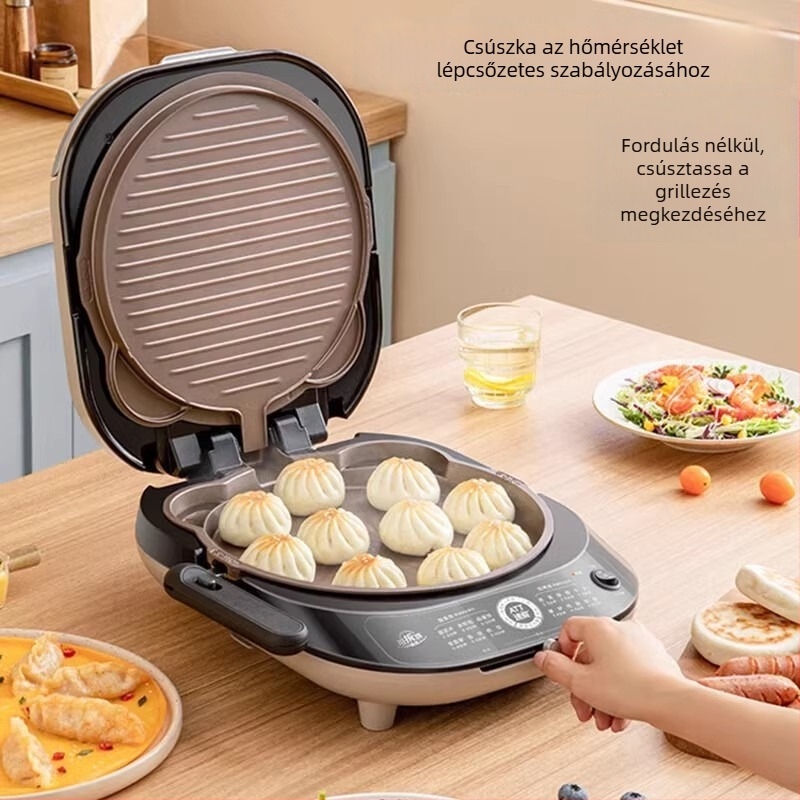 Midea elektromos palacsintasütő, dupla fűtés, modell JKE3070, 220V, 50Hz