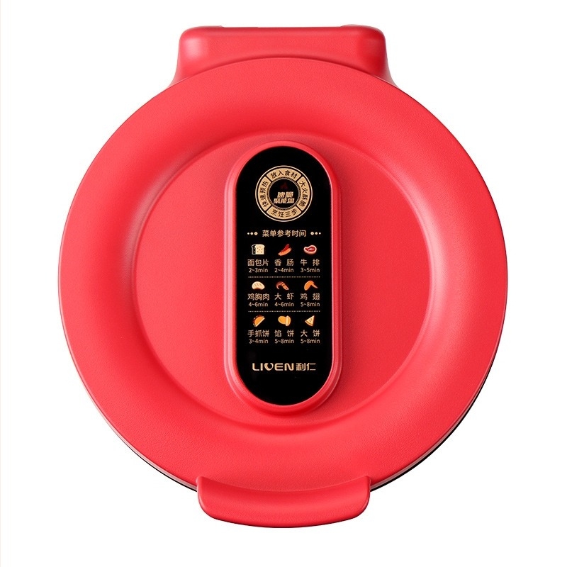 LIVEN LPBC-2669 elektromos palacsintás serpenyő, kétoldalas fűtéssel, 1800W, 220V, mechanikus vezérlés